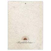 Celestial Luna vlinder klembord (Achterkant)