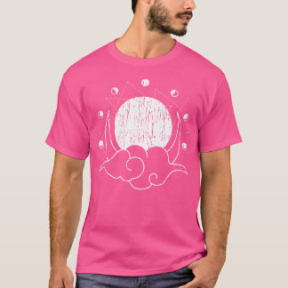 Celestial Lunar Cycle Mystic Astronomy Maanfasen T-shirt