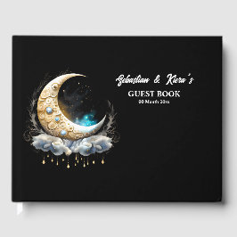 Celestial maan luna sterrensterren gastenboek