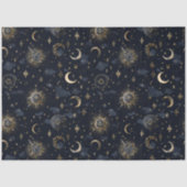 Celestial Maans & Sterren Tissuepapier (Voorkant)