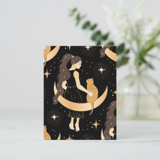 Celestial Magic Bedankkaart (Staand voorkant)