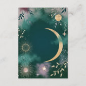 Celestial Magic Moon & Stars Emerald Details Informatiekaartje (Achterkant)