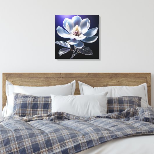 Celestial Magnolia Canvas Afdruk (Insitu (Slaapkamer))