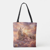 Celestial Maiden Horse Fantasy Tote Bag (Achterkant)