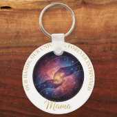 Celestial Mama Hands Galaxy Universe Sleutelhanger (Voorkant)