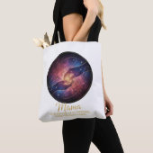 Celestial Mama Hands Galaxy Universe Tote Bag (Dichtbij)