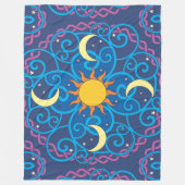Celestial Mandala Fleece Blanket (Voorkant)