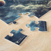 Celestial Mandala Galactic Harmony Meditation Gift Legpuzzel (Zijkant)