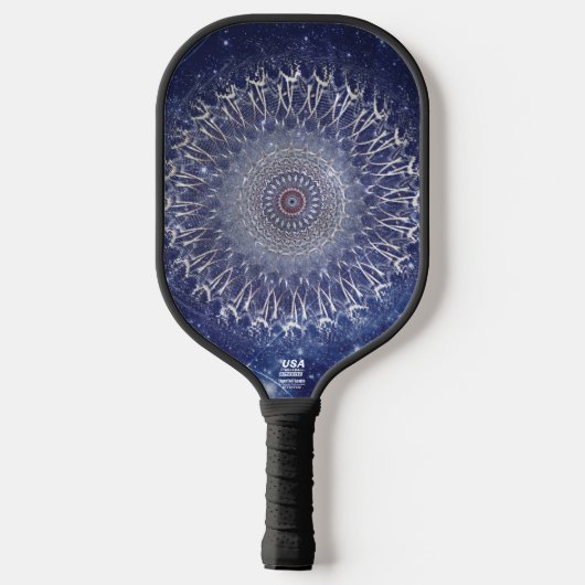 Celestial Mandala Galaxy Art Pickleball Paddle (Achterkant)