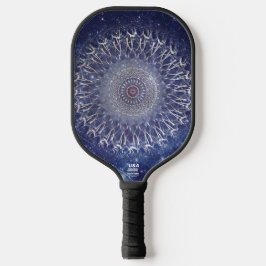 Celestial Mandala Galaxy Art Pickleball Paddle