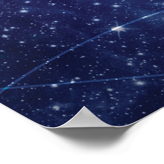 Celestial Mandala Galaxy Art Poster (Hoek)