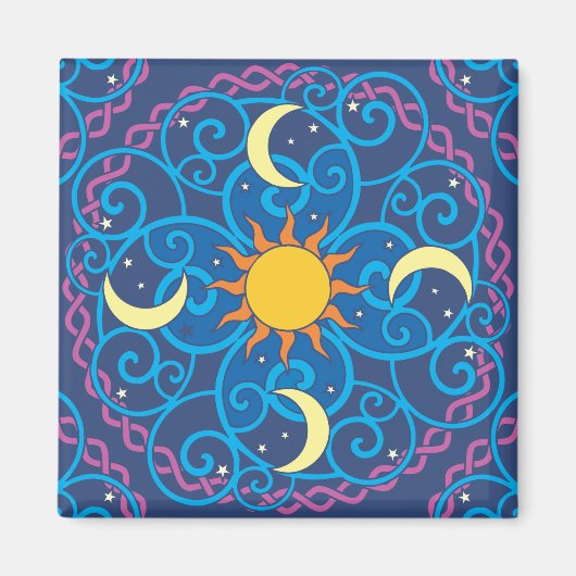 Celestial Mandala Magnet (Voorkant)