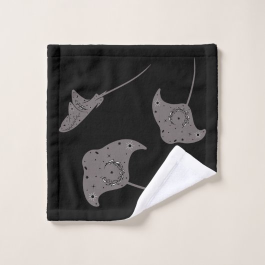 Celestial Manta Ray Bad Handdoek (Wasdoekje)