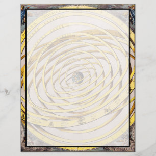 Celestial Map Andres Celarius Letterhead Briefhoofd