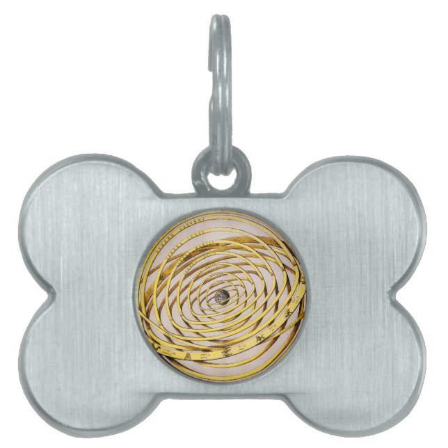 Celestial Map Andres Celarius Pet Tag Huisdieren Naamplaatje (voorkant)