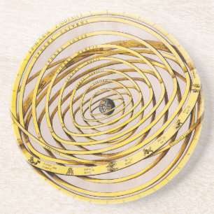 Celestial Map Andres Celarius Sandstone Onderzette Zandsteen Onderzetter