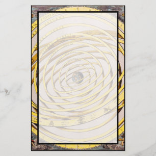 Celestial Map Andres Celarius Stationery Briefpapier