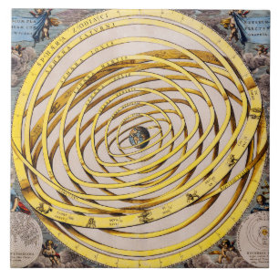 Celestial Map Andres Celarius Tegel Tegeltje