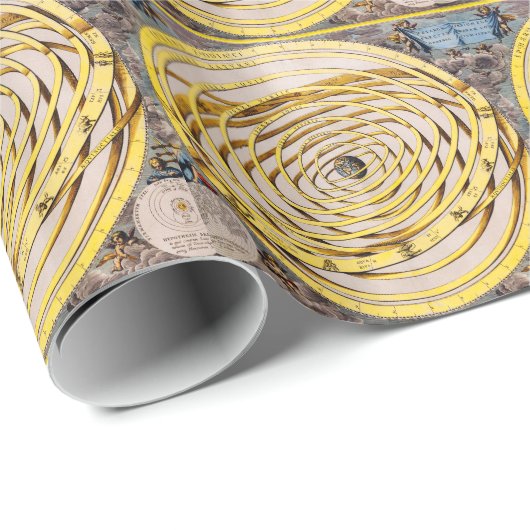 Celestial Map Andres Celarius Wrapping Paper Cadeaupapier (Rol Hoek)