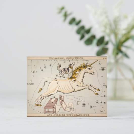 Celestial  Map Briefkaart (Staand voorkant)