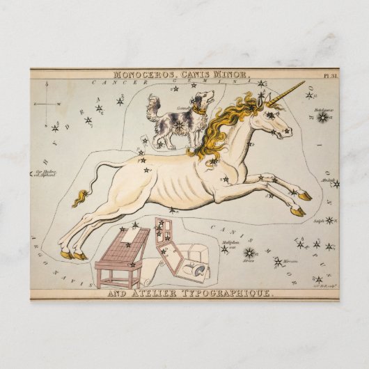 Celestial  Map Briefkaart (Voorkant)