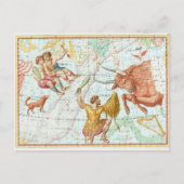  Celestial Map Constellations Briefkaart (Voorkant)