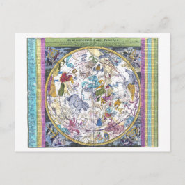 Celestial Map Hemisphaerium Coeli Boreale Briefkaart