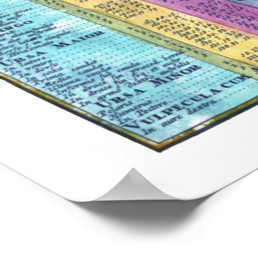 Celestial Map Hemisphaerium Coeli Boreale Poster (Hoek)