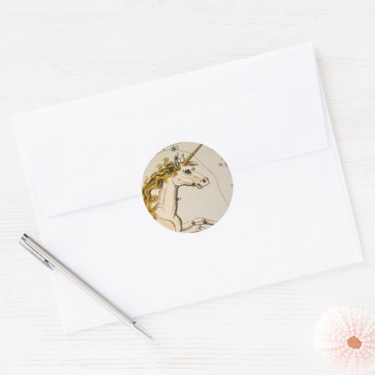 Celestial  Map Ronde Sticker (Envelop)