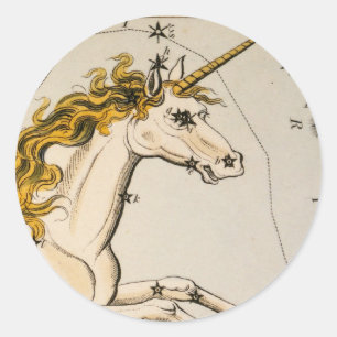 Celestial  Map Ronde Sticker