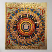 Celestial map, van 'Zubdet ut Teverih' door Poster (Voorkant)
