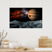 Celestial Marble Poster (Keuken)
