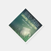 Celestial Mason Jar Firefly bruiloft servetten (Hoek)