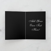 Celestial Masquerade Wenskaart Sjabloon (Binnen)