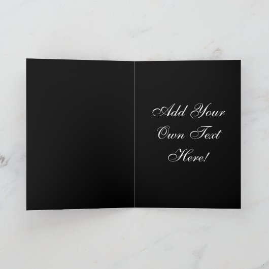 Celestial Masquerade Wenskaart Sjabloon (Binnen)