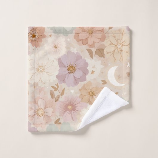 Celestial Meadow Floral  Bad Handdoek (Wasdoekje)