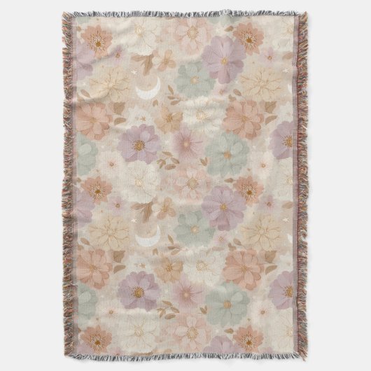 Celestial Meadow Floral  Deken (Voorkant Verticaal)