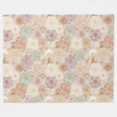 Celestial Meadow Floral  Fleece Deken (Voorkant (Horizontaal))