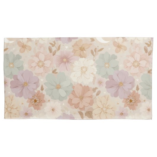 Celestial Meadow Floral  Kussensloop (Voorkant-Links)