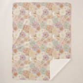 Celestial Meadow Floral  Sherpa Deken (Voorkant)