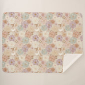 Celestial Meadow Floral  Sherpa Deken (Voorkant (horizontaal))