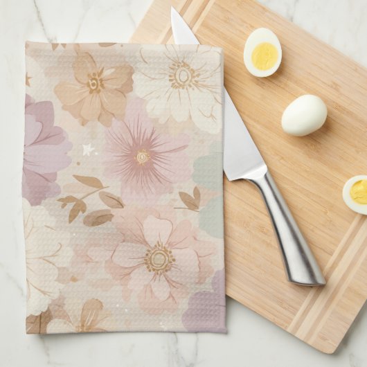 Celestial Meadow Floral  Theedoek (Quarter Fold)