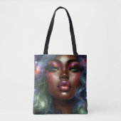 Celestial Melanin Magic Canvas tas (Voorkant)