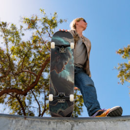 Celestial Melodies" Skateboard Deck