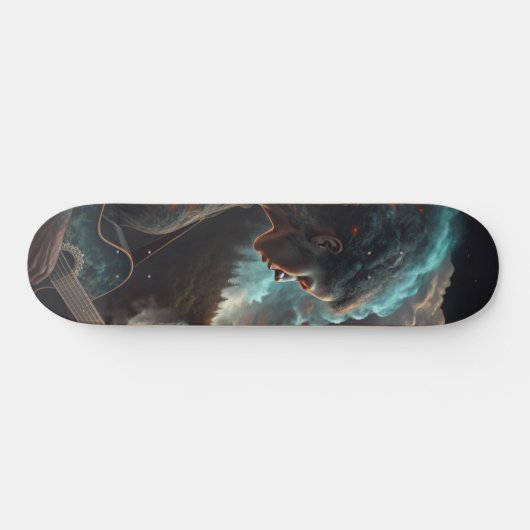 Celestial Melodies" Skateboard Deck (Horizontaal)