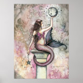 Celestial Mermaid Fantasy Art Poster Afdrukken (Voorkant)