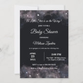 Celestial Midnight Baby shower Baby Boy Waterverf Kaart (Voorkant)