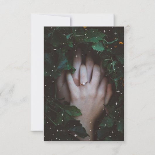 Celestial Midnight Blue Stars Foto Opslaan De Datu Kaart (Achterkant)