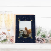 Celestial Midnight Blue Stars Retirement Party Kaart