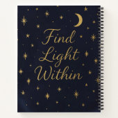 Celestial Minimalist Journal – Elegant sterrenbeel Notitieboek (Achterkant)